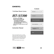 Onkyo HT S5300 manual cover