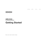 Denon AVR-1513 manual cover