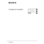 Sony TA-ZH1ES manual cover