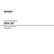 Denon DRA-397 manual cover