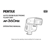 Ricoh Pentax AF-360FGZ manual cover