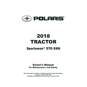 Polaris Tractor Sportsman 570 6x6 manual cover