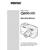 Ricoh Pentax Optio 330 manual cover