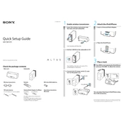 Sony AIR SW10Ti manual cover