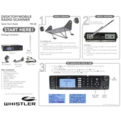 Whistler TRX2E Desktop Mobile Radio Scanner manual cover