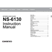 Onkyo NS 6130 manual cover