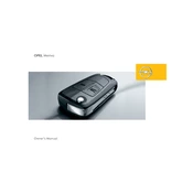 Opel Meriva 2009 manual cover