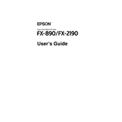 Epson FX-2190N manual cover