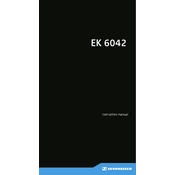 Sennheiser EK 6042 manual cover