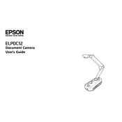 Epson ELPDC12 manual cover