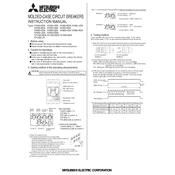 Mitsubishi Electric MCCB manual cover