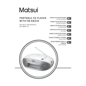 Matsui MCDBBW13E manual cover