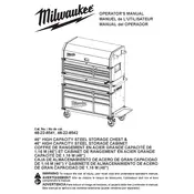 Milwaukee 48-22-8541 Cabinet manual cover