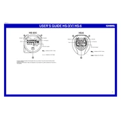 Casio HS3V Stopwatch manual cover