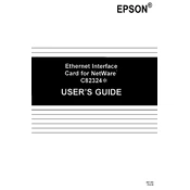 Epson C82324 manual cover