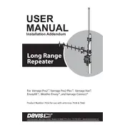 Davis Vantage Pro2 7654 Repeater manual cover