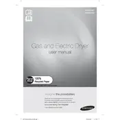 Samsung DV331AG Dryer manual cover