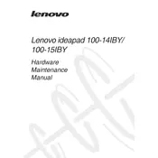 Lenovo 100-14IBY Laptop manual cover