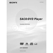 Sony DVP-S9000ES manual cover