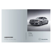 Mercedes-Benz E-Class Sedan 2014 manual cover