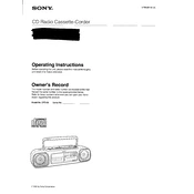 Sony CFD-59 manual cover