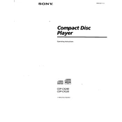 Sony CDP-CX220 manual cover