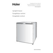 Haier HFU0100ACW manual cover