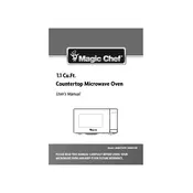 Magic Chef HMM1110B Microwave manual cover