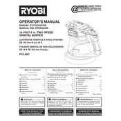 Ryobi PCL460 Buffer manual cover