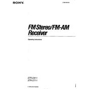 Sony STR-D711 manual cover