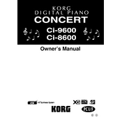 KORG Ci-8600 manual cover