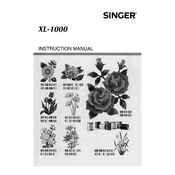 Singer XL-1000 manual cover