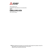 Mitsubishi Electric EMU2 PK3 EN manual cover