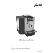 Jura Impressa X8 Coffee Machine manual cover