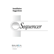 Balboa Spa Therapy Sequencer manual cover