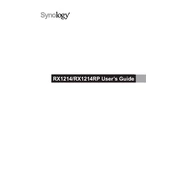 Synology RX1214, RX1214RP manual cover