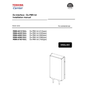 Carrier Toshiba RBM-A0121GUL manual cover