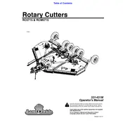 Kubota RC5715 Cutter manual cover