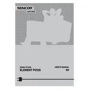 Sencor Element P012S Phone manual cover