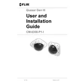 Flir Quasar Gen III 6308-P1-I Camera manual cover