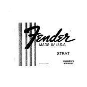 Fender STRAT Guitar manual cover