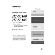 Onkyo HT S3100, HT S3105 manual cover