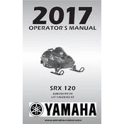 Yamaha SRX 120 2017 manual cover