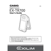 Casio EXTR700 Camera manual cover