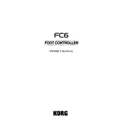 KORG FC6 manual cover