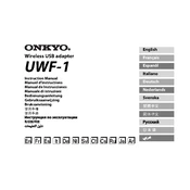 Onkyo UWF 1 manual cover