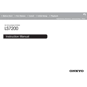 Onkyo LS7200 manual cover