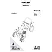 Karcher Honda G 3500 OHT manual cover