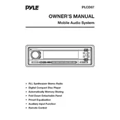 Pyle PLCD87 CD Player manual cover