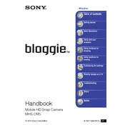 Sony MHS-CM5 manual cover